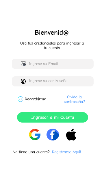 Inicio de sesión